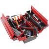 Tool set in case with 5 compartments type no. 2050